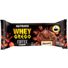 BARRA WHEY GREGO COFFEE CREAM 40g - CAFÉ COM CHOCOLATE 