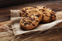 COOKIES DE AMÊNDOAS COM CHOCOLATE 70% CACAU (100g)