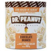 PASTA DE AMENDOIM DR. PENAUT- SABOR CHOCOLATE BRANCO COM WHEY PROTEIN ( 600g)